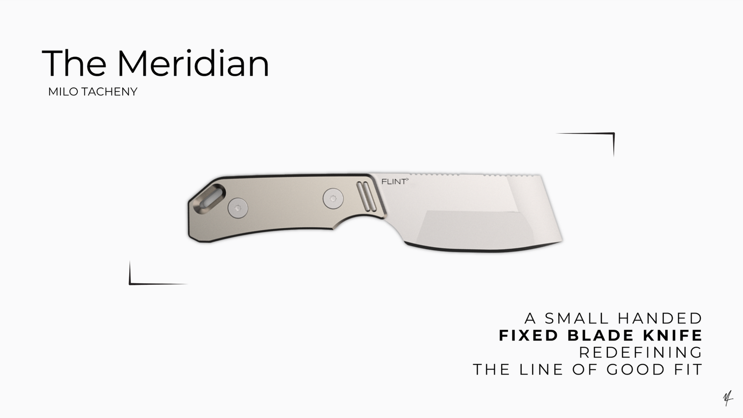 The Meridian fixed-blade knife